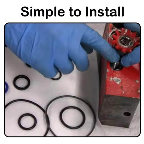 15 Piece 3 Ton Hydraulic Floor Jack Seal Kit With O Ring Seals Complete Fix Kit for SUVs installation demonstration
