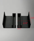 Rock Solid Sliding Door Lock For Reptile Enclosures With Foolproof Escape Latch dimensions showing durable design for secure glass tanks
