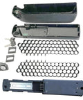 Badass Heavy Duty Ebike Battery Case Fit 65 Pcs 18650 Cells 48V Battery Box showing components and accessories for electric bike conversion.