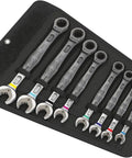 Joker Imperial Go To Wrench Set 8 Piece With Open End Fastener Hold in black case on white background