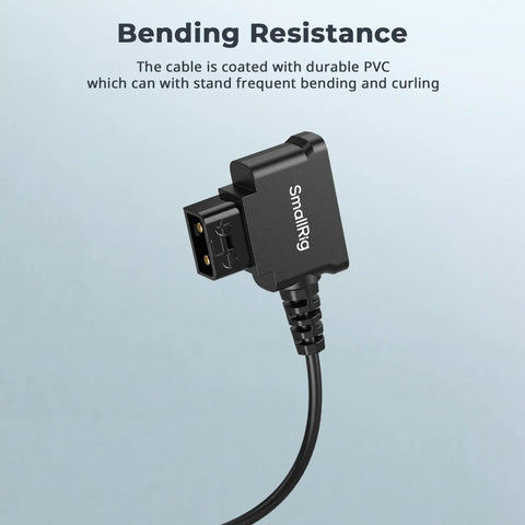 D Tap To Dual Sided NP-F Dummy Battery With USB-C Port And DC Output LED Display cable with durable PVC coating