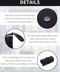 Details of Travel Laundry Bag Set 2 Pack for Dirty Clothes and Swimwear, Waterproof Wet Dry Bags with snap handle and foldable design.