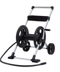 Workhorse Two Wheel Hose Reel Cart With Aluminum Frame Holds 250 Feet Of Five Eighth Inch Hose Rust Free Anodized Aluminum Frame