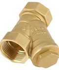 Y Shaped Brass Water Filter Adapter For Reverse Osmosis Systems Rustproof Pipe Connector Strainer Diverter Valve