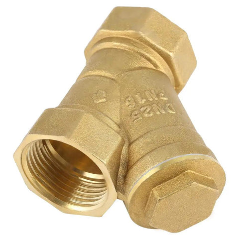 Y Shaped Brass Water Filter Adapter For Reverse Osmosis Systems Rustproof Pipe Connector Strainer Diverter Valve