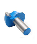Round Nose Router Bit With 1-1/2 Inch Cutting Diameter And 1/2 Inch Shank, Cove Box Router Bit For Woodworking, CNC, blue carbide