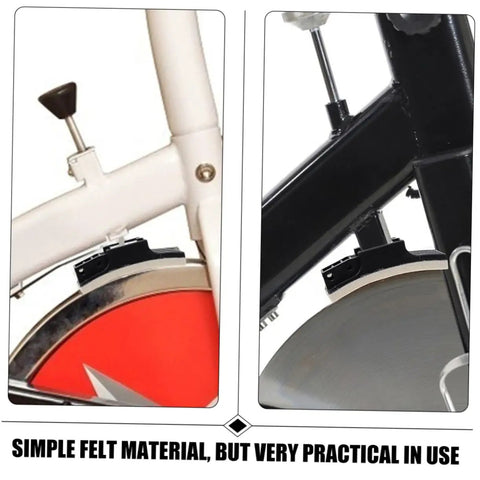 Four Piece Fitness Bike Brake Pad Set for Exercise Bike Replacement Braking Pads Easy Install Quick Release Braking Blocks.