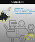 Easy Install Air Compressor Pressure Switch 180 to 225 PSI Replacement for 110 120 240 Volt AC or 12 24 Volt DC shown with compatibility