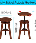 Wooden Drafting Stool With Adjustable Height For Artists Studio And Home Workspace, German Beech Wood Craft Chair, side view