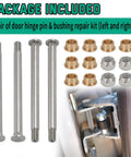 Door Hinge Pin And Bushing Repair Kit For Ford F150 F250 F350 1973 1979 And Bronco 1978 1979, stainless steel parts display