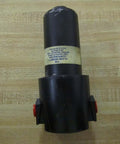 Valve 9 821 233 101 with one eighth inch top thread and one quarter inch side thread for hydraulic systems front view