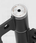 Close-up of Automatic Soft Close Concealed Door Hinges Aluminum Alloy Durable Quiet Dampened Closing Device mechanism