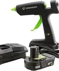 120 Watt Corded And Cordless Full Size Hot Melt Glue Gun With 18V Lithium Ion Battery And Charger Included For Pro Projects And Everyday Repairs And Crafts