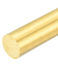 Solid Brass Round Rod One And A Half Inch Diameter Eight Inch Length H62 Brass Lathe Bar Stock For DIY Crafts And Heavy Duty