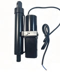 Rugged Electric Hydraulic Cylinder Linear Actuator features sleek black design, suitable for industrial use with a 200mm stroke.
