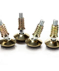 Swivel Furniture Levelers Set Of 4 Adjustable Leveling Feet For Tables Chairs Cabinets, fully threaded M8 M10, rust resistant
