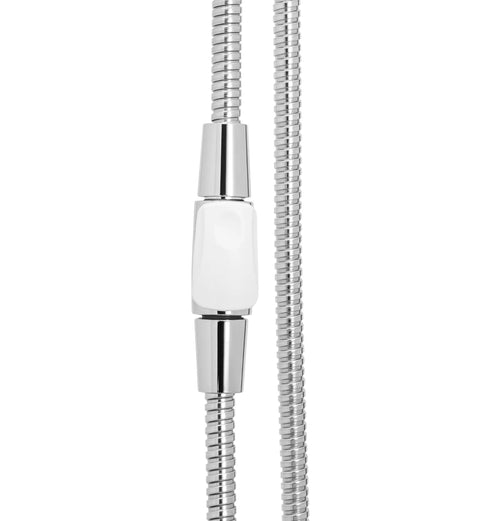 Evolve ShowerStart Express Multifunction 1.5 GPM Handheld Shower with Hot Water Saver Thermostatic Valve and Auto-Diverting Tub Spout System, Chrome shower hose detail