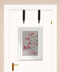 Four Pack Adjustable Cubicle Hangers For Office Partitions And Whiteboards, universal metal hooks on door displaying art