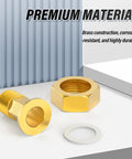 Brass Water Meter Coupling 2 Pack 3/4 Inch NPT Male To 1 Inch BSP Female Adapter Pipe Fitting with Seal Washer