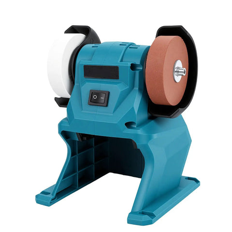 Daconovo 3 Inch Cordless Mini Bench Grinder With Dual 5500Rpm Wheels, compact design, dual grinding wheels for sharpening tools.