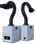 Desktop Solder Fume Extractor With Low Noise 50 DB 160 Cubic Meters Per Hour Strong Suction Pro Grade HEPA Filter