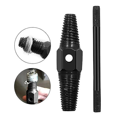 Heavy-Duty Pipe Thread Extractor For Broken Threads, Screw Removal Tool For Faucets And Water Lines, DIY Plumbing Repair Kit