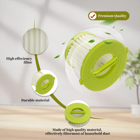 Detailed view of Four Pack HEPA Vacuum Filter Replacement Set For 18V One Plus Handheld Vacuum Models PCL700 PCL704 PCL705