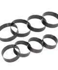 8 Piece Round Leather Punching Die Set Made From Alloy Steel For DIY Cardboard And Leather Projects With Fast Clean Cuts