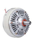 Heavy-Duty Single-Axis Magnetic Particle Brake With Dual-Axis Clutch And Tension Controller, visible in durable alloy powder, front view.