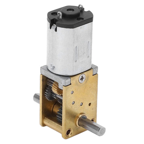 6V Micro Geared Motor With 100 RPM Gear Reduction For Small Machines Tiny Rigs And DIY Projects Low Noise Operation High Torque Brass And Zinc Alloy Gear System Compact Durable Drive For Precise Motion And Robotics