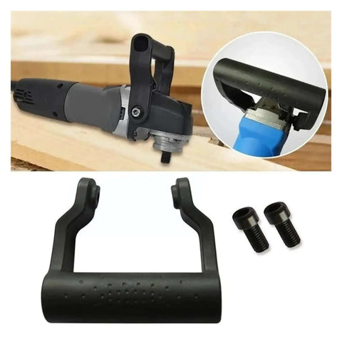 Auxiliary Front Grip Handle for Angle Grinder Polisher Fits 100 Different Grinders Non Slip ABS 110mm By 90mm With 8mm Thread