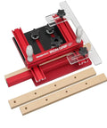 Iron Grip Coping Sled For Router Table With Upgraded Stiffer Base And Large Fence Guide Precision Woodworking Tool Top View