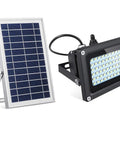 JUDYSSY Outdoor Solar Flood Lights, Led Solar Panel with Auto-Induction Day and Night, waterproof light and solar panel.