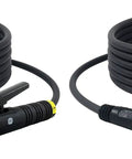 Heavy Duty 150 Amp Welding Leads Set With Dinse 10 25 Connector, 4 AWG 100 Percent Copper Cable, 15 Feet Per Lead, Flexible Flex A Prene Insulation, Durable Nylon Body, High Conductivity Jaws For Strong, Consistent Welds