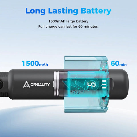 Close-up of 1500mAh battery in Cordless Rotary Tool Kit With 6 Speed Settings And 24 Accessories For Sanding Polishing Drilling Engraving