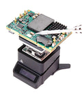 Compact Mini Hot Plate Welding Preheat Station With 30x30mm Heating Area Tower Style Design OLED Display Dual Button Control in use