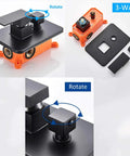 UMJIGF Shower System Wall Mounted Concealed Shower Faucet Set Multifunction Matte Black 3-way control valve with rotate function.