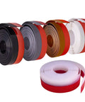 Wide Silicone Weather Stripping Seal For Barn And Garage Doors, 3 Inch Wide, 20 Feet Long, Draft Stopper, multiple colors