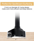 CNC Spoilboard Surfacing Router Bit With One Half Inch Shank And Two Inch Cutting Diameter Three Wing Insert Carbide Planer Bit
