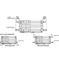 Magnetically Coupled Rodless Slider Actuator With Smooth Linear Motion For No-Nonsense Automation, Assembly, Packaging, And Material Handling, CY1S15-600Z Series, Bore Sizes CY1S15 To CY1S40, Stroke 50Z To 600Z, Low Maintenance Slide Bearing, technical drawing with stroke adjustment