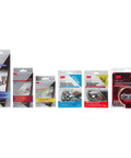 Ultra Headlight Restoration Kit with Masking Tape Sanding Discs Finishing Discs Wax Protectant Clear Coat for plastic lenses