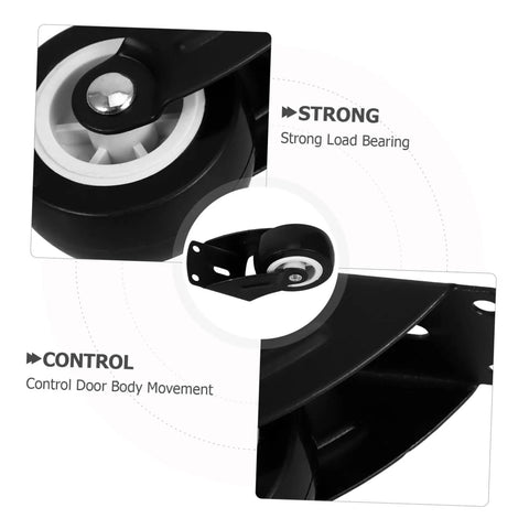 Close-up of Heavy Duty Sliding Door Track Roller Wheels showing strong load bearing and control features for smooth operation.