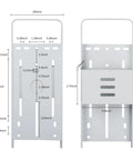 Dyson Vacuum Stand Organizer For V15 V12 V11 V10 V8 V7 V6 Cordless Models with dimensions, white metal bracket holder