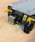 Breadboard Power Supply Module 6.5-12V Input, 3.3V And 5V DC Output, Mb102 Compatible, 6-Pack Portable Design, Ideal For Industry, Lab, School, Makers, And DIY Prototyping on breadboard