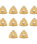 10 Pieces WNMG 432 And WNMG0804 CNC Carbide Inserts built tough with high density coated finish for lathe milling tools.