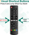 Universal Remote For LG Smart TVs That Just Works With All LG LED LCD OLED 4K HDTV Models, Replacement TV Remote With Netflix And Amazon Shortcuts