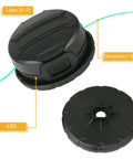 Replacement Trimmer Head DWO1DT995 For Dewalt Cordless String Trimmers With Bump Feed, Quick Load Spool, Pre-Wound 0.080 Inch Line