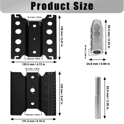 Universal RC Car Stand With Liftable Lower Adjustment And 360 Degree Rotatable Head Sturdy Repair Station product dimensions