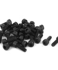 Heavy Duty M4x12mm Hex Socket Head Cap Screws 12.9 Alloy Steel Black Finish 30 Pack on white background.