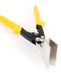 Heavy Duty Hand Seamer With Straight Jaw Duckbill Pliers For Sheet Metal Work Pro Grade, ergonomic PVC grip